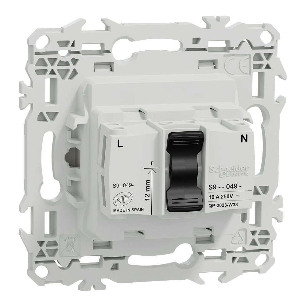 Odace lot 108 prises 2P+T réno blanc